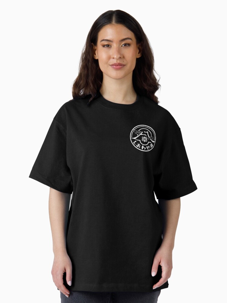 Thumbnail 2 of 7, Oversized T-Shirt, Kamen Rider Revice - Happy Spa Logo (Outline/White/Pocket) designed and sold by dryedmangoez.