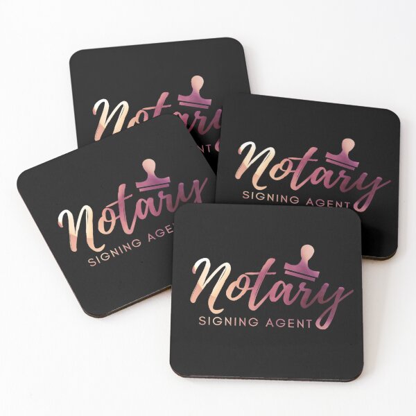 Item preview, Notary Signing Agent | Pink Gold designed and sold by AdoptKM.
