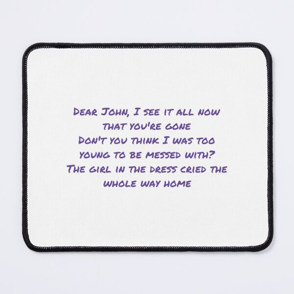 Item preview, Dear John designed and sold by lyricaldesigns6.