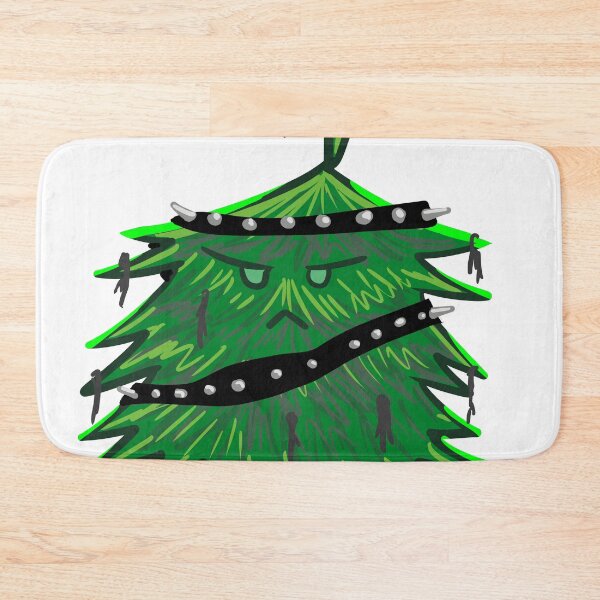 Item preview, Angry and Grumpy Spiky Christmas Tree designed and sold by Junpeiberry.
