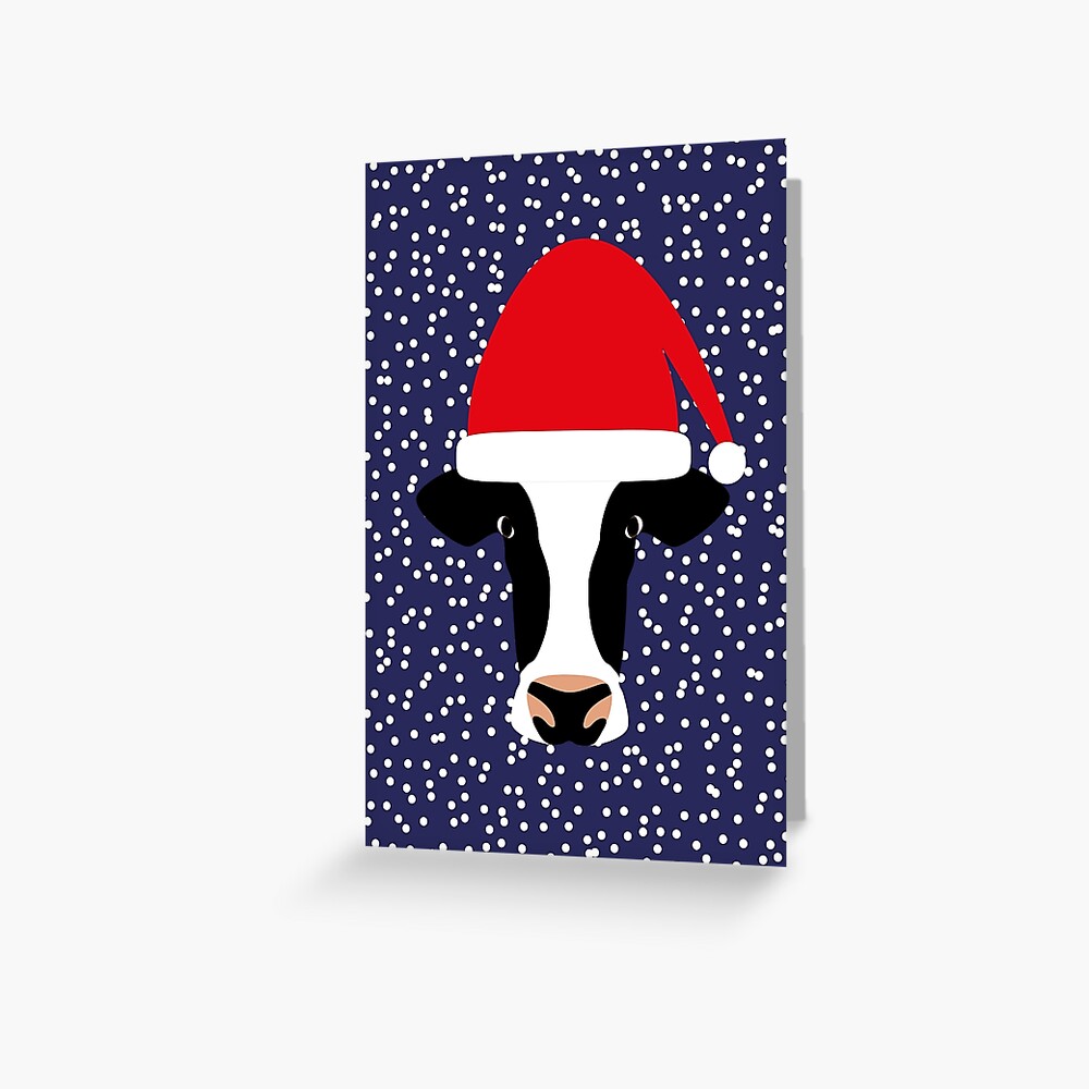 NDVH Christmas Cow Greeting Card