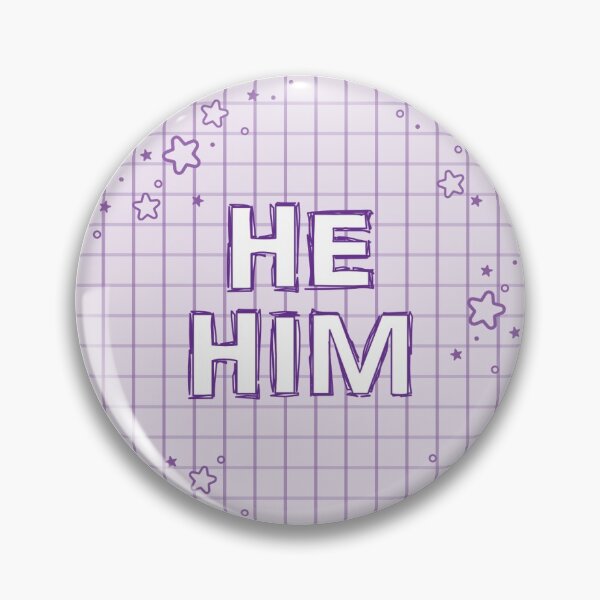Item preview, Blue Sketchbook He/Him Pronouns designed and sold by MoonMint.