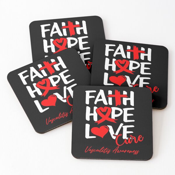 Item preview, Faith Hope Love Cure Vasculitis Awareness designed and sold by Grooffos.