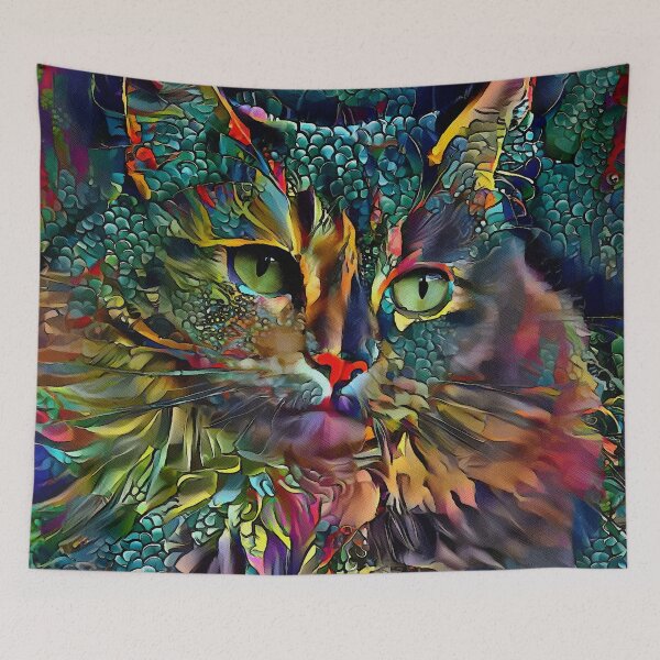 Item preview, Nitta, cat, chat, chatte, gato, feline, lea roche paintings designed and sold by L. ROCHE.