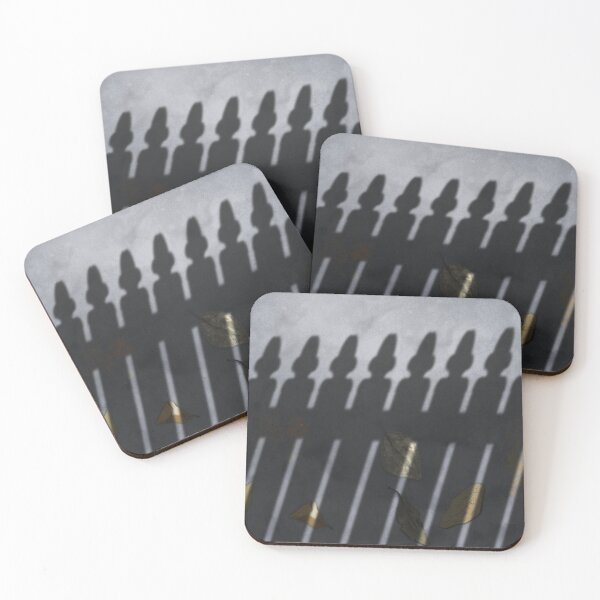 Item preview, Palings, shadows and leaves designed and sold by SteveDenham.