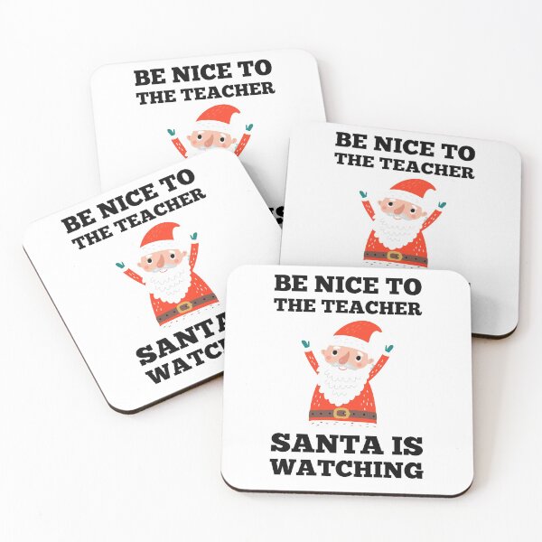 Item preview, Be Nice To The Teacher Santa Is Watching designed and sold by Anton Ashraf.