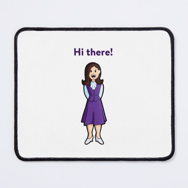 Item preview, Hi There! (Janet - The Good Place) designed and sold by GoldenArchelon.