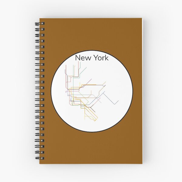 Item preview, New York subway minimalist map designed and sold by FethiC.