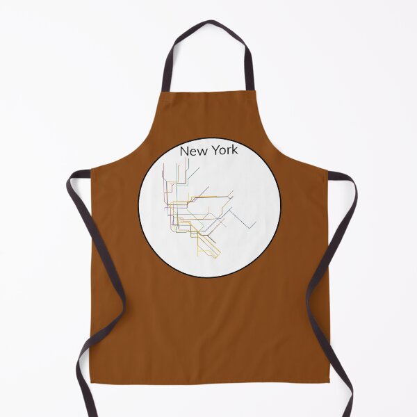 Item preview, New York subway minimalist map designed and sold by FethiC.