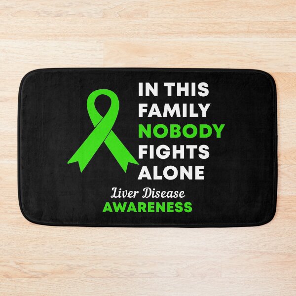 Item preview, In This Family Nobody Fights Alone Liver Disease Awareness designed and sold by Color-Sparkle.