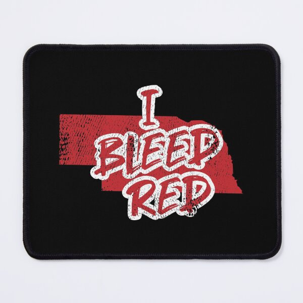 Item preview, Nebraska State Pride - I Bleed Red designed and sold by Creatively Torn.
