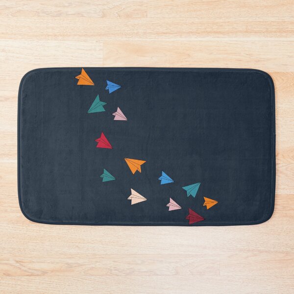 Item preview, Vintage Flying Paper airplanes, geometric abstract colorful designed and sold by Faty-Za.