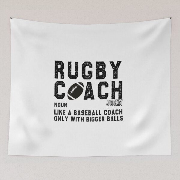 Item preview, funny rugby gift rugby coach bigger balls sarcastic offended saying Birthday Meme Girlfriend boyfriend designed and sold by joygift369.