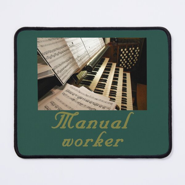 Item preview, Manual worker pun designed and sold by Jenny Setchell.