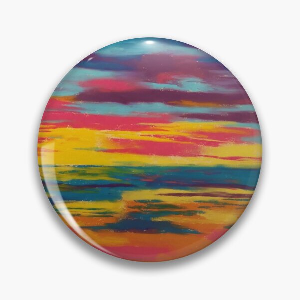 Item preview, Sunset by the beach pastel Redbubble fashion and home accessories designed and sold by Winnie Tam.