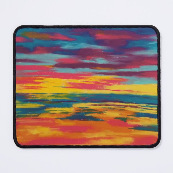 Item preview, Sunset by the beach pastel Redbubble fashion and home accessories designed and sold by Winnie Tam.