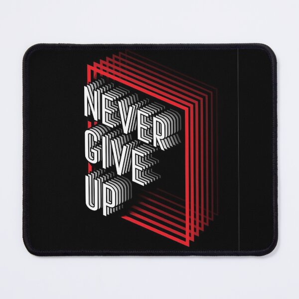 Item preview, Never Give Up Aesthetic One Liner designed and sold by DunamisDezign.