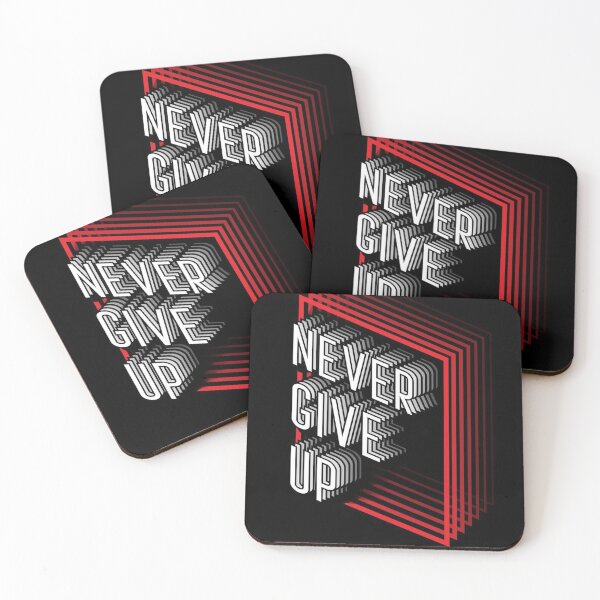 Item preview, Never Give Up Aesthetic One Liner designed and sold by DunamisDezign.