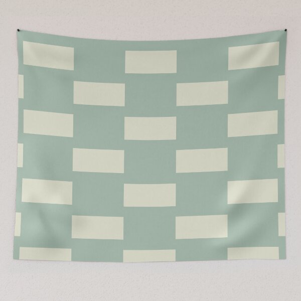 Item preview, A Beautiful Light Olive and Light Teal Color Block designed and sold by NECHSTORE.