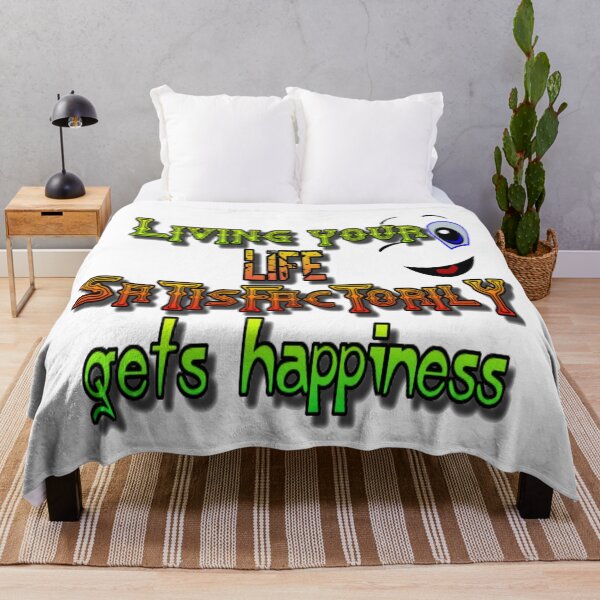 Item preview, Living your life satisfactorily gets happiness designed and sold by atomsama.
