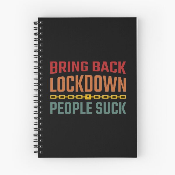 Item preview, Bring back lockdown, people suck, vintage colors designed and sold by projectpima.