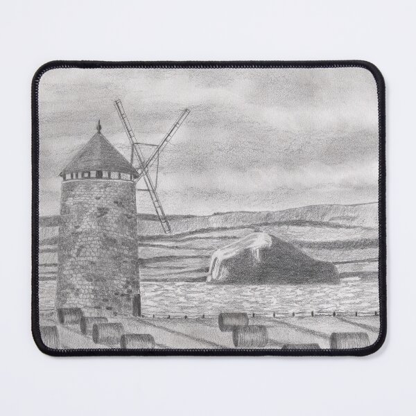 Item preview, St Monan's Windmill and Bass Rock designed and sold by Jan Palmer.