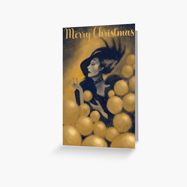 Item preview, Marlene Dietrich Merry Christmas  designed and sold by Jaz Welsby.