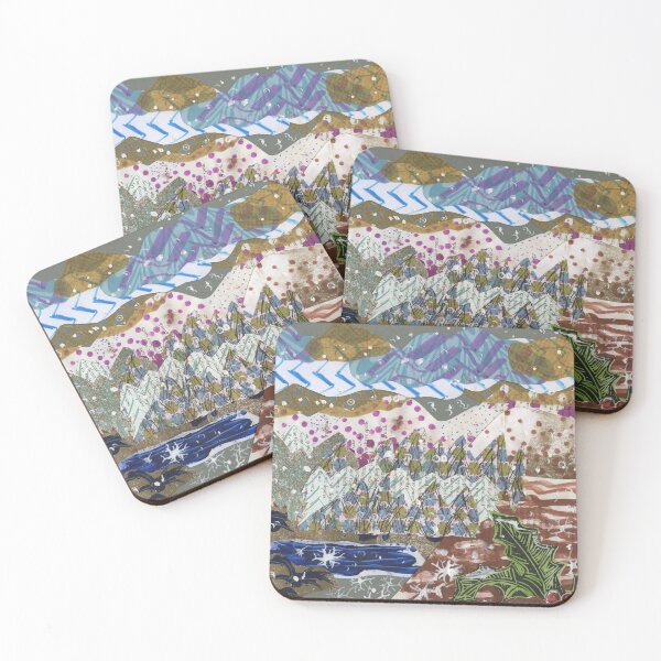 Item preview, Winter Landscape Collage designed and sold by LymphomaLass.