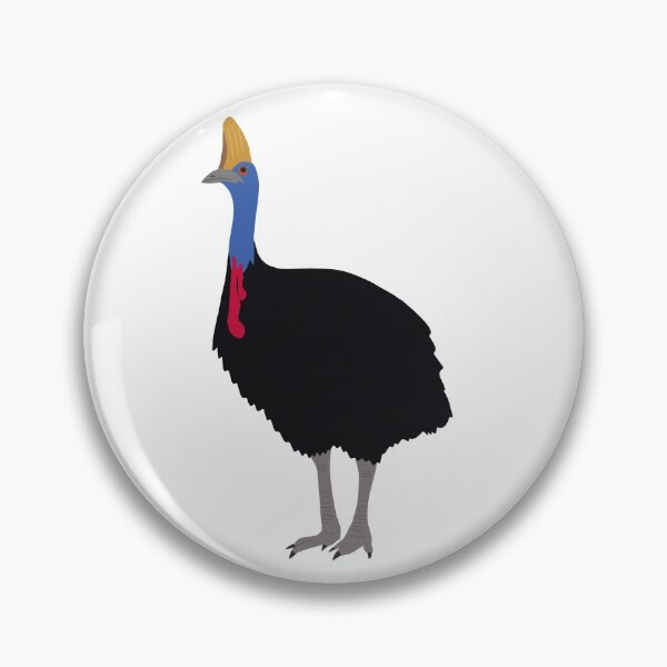 Item preview, Australian Cassowary on White designed and sold by Digitaldingo.