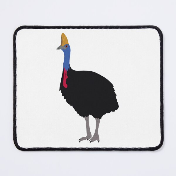 Item preview, Australian Cassowary on White designed and sold by Digitaldingo.