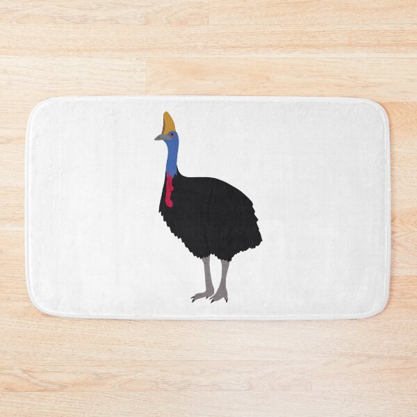 Item preview, Australian Cassowary on White designed and sold by Digitaldingo.