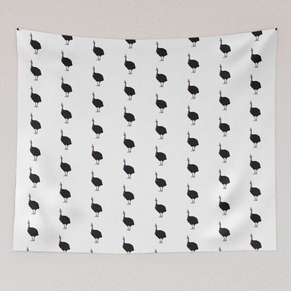 Item preview, Australian Cassowary on White designed and sold by Digitaldingo.