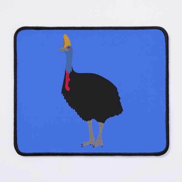 Item preview, Australian Cassowary on Blue designed and sold by Digitaldingo.