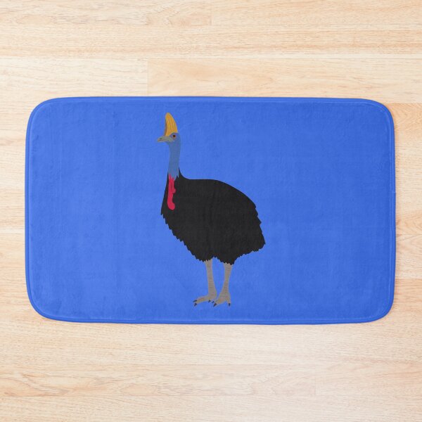 Item preview, Australian Cassowary on Blue designed and sold by Digitaldingo.