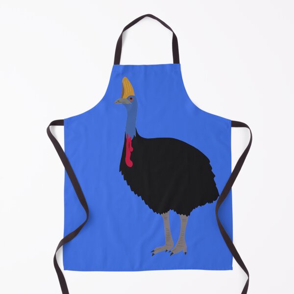 Item preview, Australian Cassowary on Blue designed and sold by Digitaldingo.