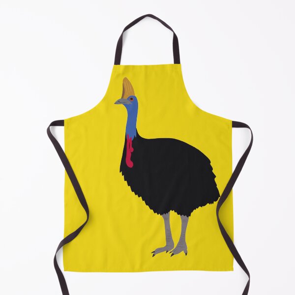 Item preview, Australian Cassowary on Yellow designed and sold by Digitaldingo.