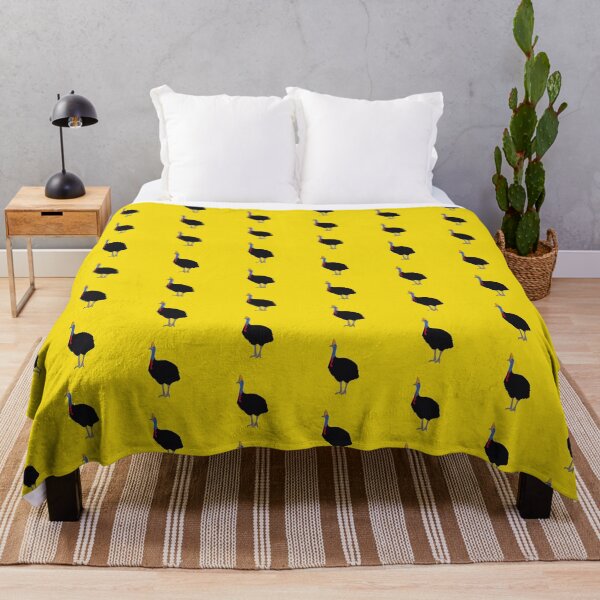 Item preview, Australian Cassowary on Yellow designed and sold by Digitaldingo.