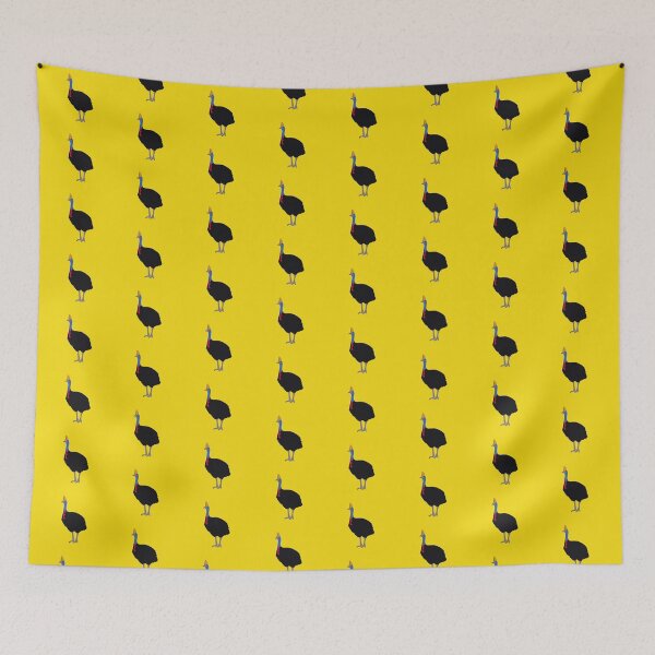 Item preview, Australian Cassowary on Yellow designed and sold by Digitaldingo.