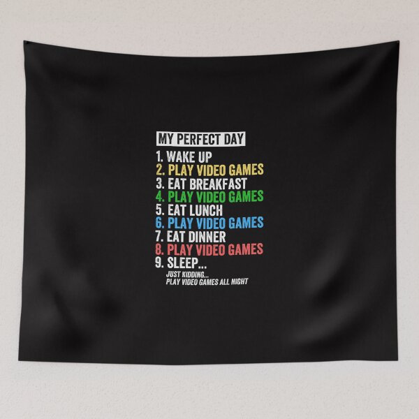 Item preview, My Perfect Day Is playing Video Games Funny Cool Gamer designed and sold by TECHTiFY.