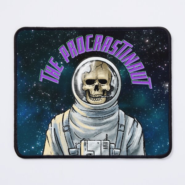 Item preview, The Procrastinaut - The World's Favourite Procrastination Villain designed and sold by Bravebud.