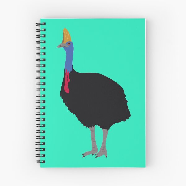 Item preview, Australian Cassowary on Aqua designed and sold by Digitaldingo.