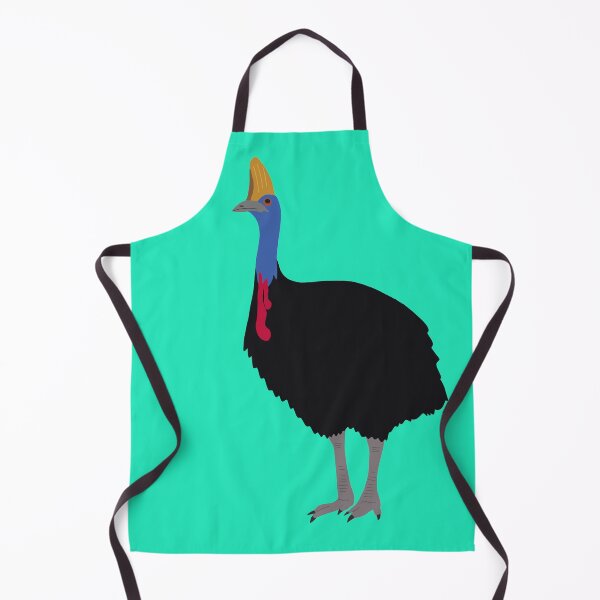 Item preview, Australian Cassowary on Aqua designed and sold by Digitaldingo.