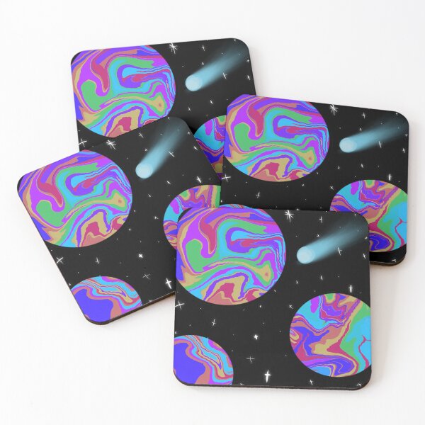 Item preview, Retro Rainbow Planets designed and sold by MangoMakes.