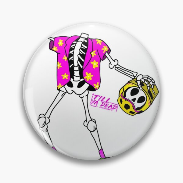 Item preview, “Shred Till Ya Dead” Mountain Biker Skeleton designed and sold by TillYaDeadCo.