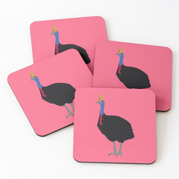 Item preview, Australian Cassowary on Pink designed and sold by Digitaldingo.