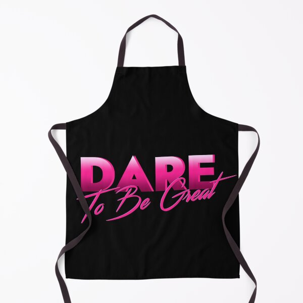 Item preview, Dare To Be Great 80s Synthwave One Liner designed and sold by DunamisDezign.