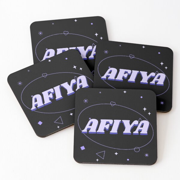 Item preview, Afiya is my name purple custom personalized design designed and sold by CreatedbyJR.