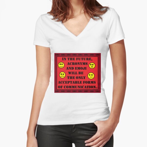 Fitted V-Neck T-Shirt