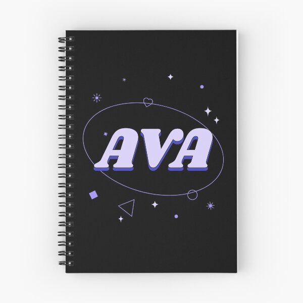Item preview, Ava is my name purple custom personalized design designed and sold by CreatedbyJR.