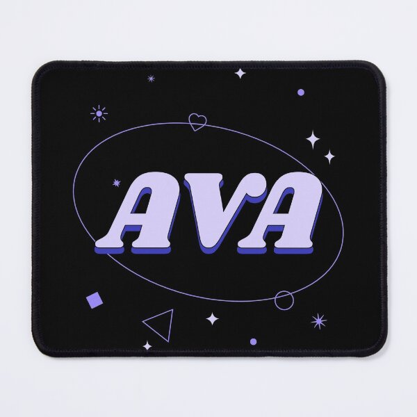 Item preview, Ava is my name purple custom personalized design designed and sold by CreatedbyJR.